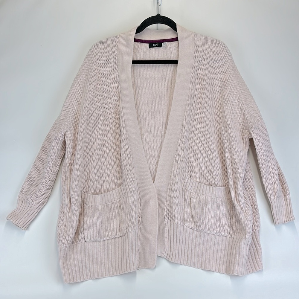 BDG Oversized Cardigan Light Pink Size XS